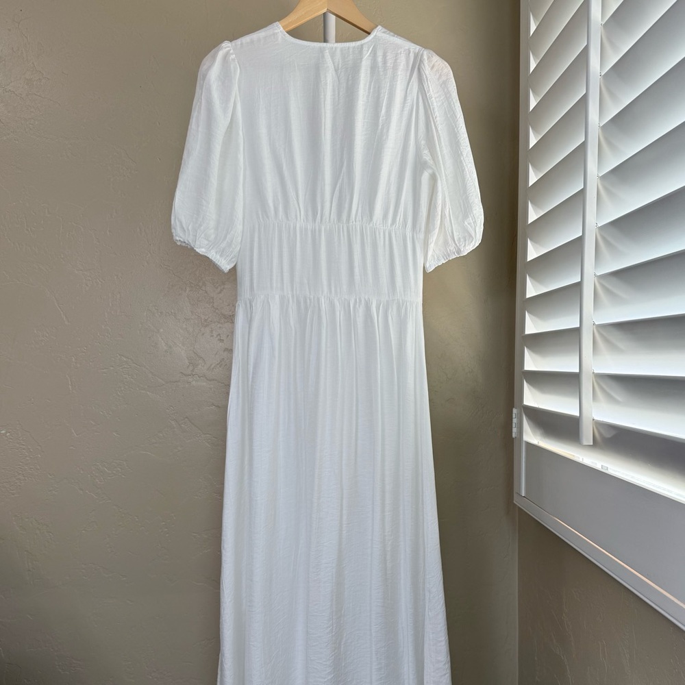 Commense White Button-Down Maxi Dress - Picture 6 of 11
